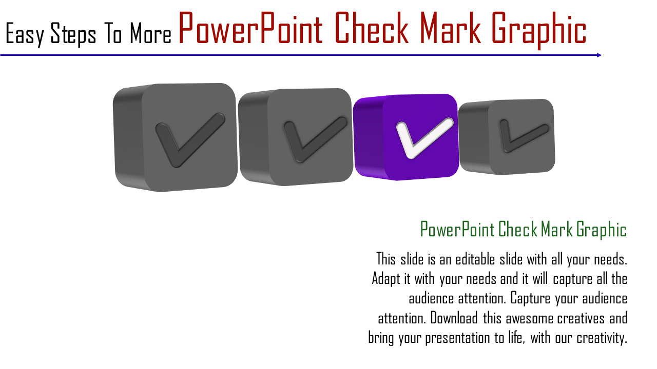 powerpoint check mark graphic-Easy Steps To More Powerpoint Check Mark Graphic-Style-3